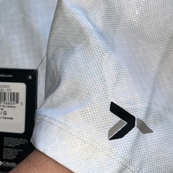 Columbia women’s Titanium Titan Pass Sun Deflector Short Sleeve Tee Shirt NWT - Picture 4 of 8